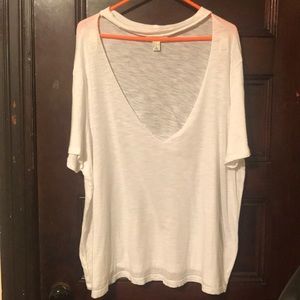 Plus Size Choker T-Shirt